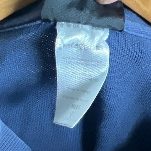 Patagonia 100% Cotton Fleece Mens Sweater Button Up Size L - Picture 7 of 8